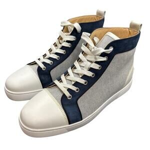 Christian Louboutin Louis Orlato High Top Sneakers Luxury MISMATCHED Size 9/9.5
